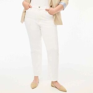 JCrew‎ Essential Straight Stretch Jeans Size 30 White